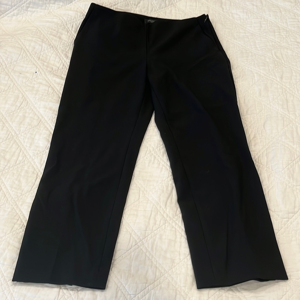 Ann Taylor Side-Zip Ankle Pant 8 Petite